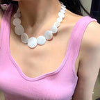 Naszyjnik typu choker z masy perłowej i muszli 1