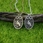 Naszyjnik wikingów z wisiorkiem Kruka Odyna typ 2
