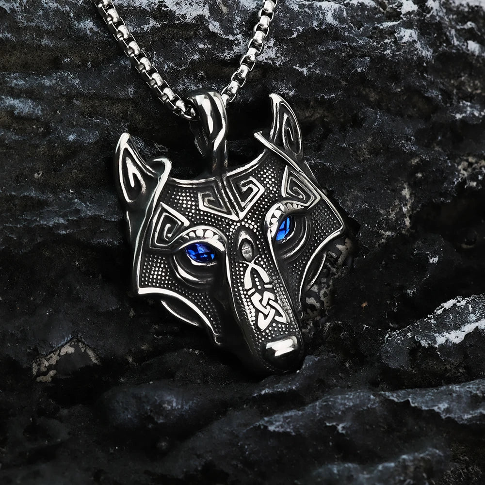 Collier Viking Loup Fenrir