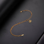 Bransoletka Kwiat Lotosu dla Kobiety złota