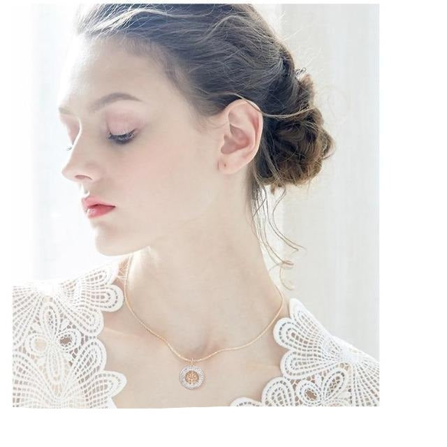 Wisiorek Drzewo Życia z różowego złota