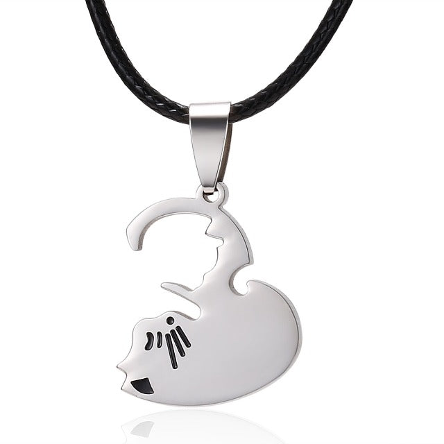 Pendentif Chat pour Couple