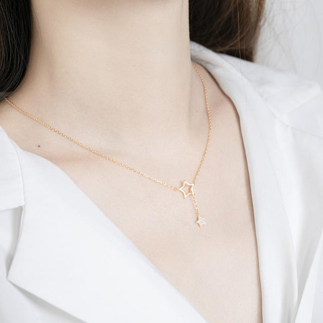 Wisiorek Gwiazda Złoto