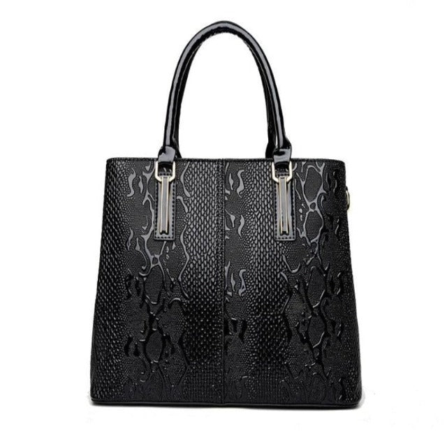 Sac Cabas en Cuir Noir